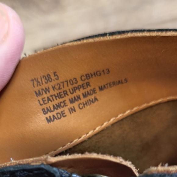 Kork-Ease Black Leather Ankle Booties with Wedge Heel - Picture 3 of 8